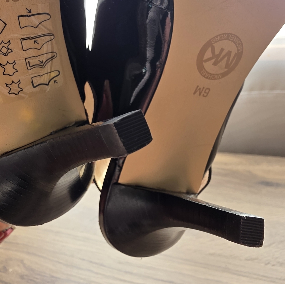 Michael Kors Black Patent Heels - Picture 6 of 10